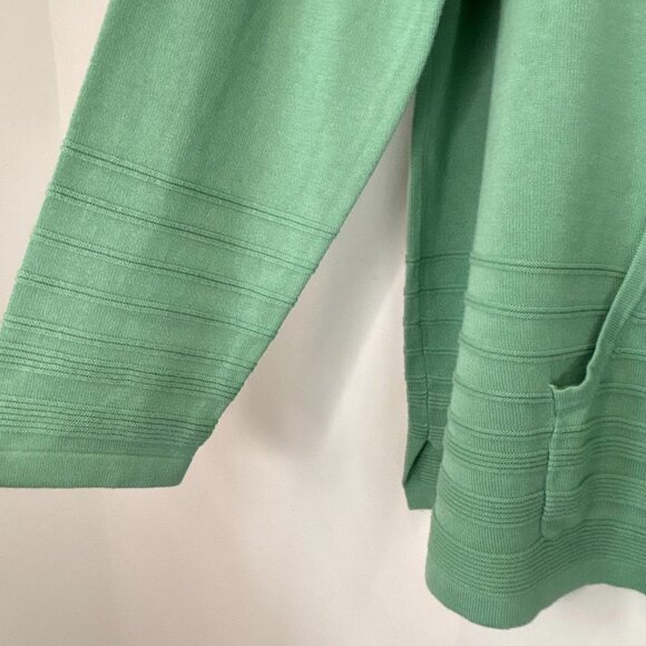 Isaac Mizrahi Pullover Mock Neck Sweater Tunic Kangaroo Pocket Size XL *D20 - Picture 6 of 16